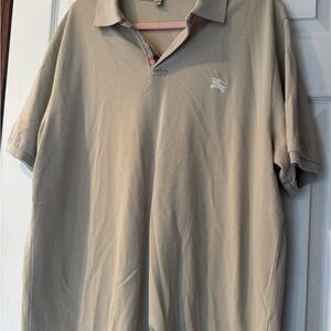 Burberry Tan Polo Shirt for Men